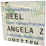 Close-up of U.K. passport